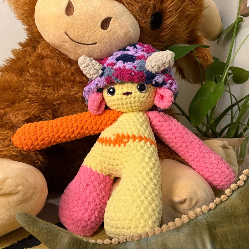 The original Groovy Monster Colorful Plush Toy with Hat